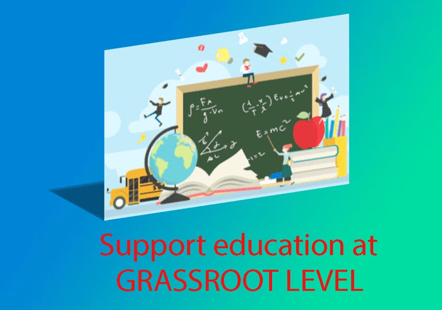 You can support EDUCATION AND GAIN FOLLOWERS
